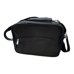 Travelon Black Hanging Toiletry Organizer Travel Bag Multi Pocket Cosmetic Kit
